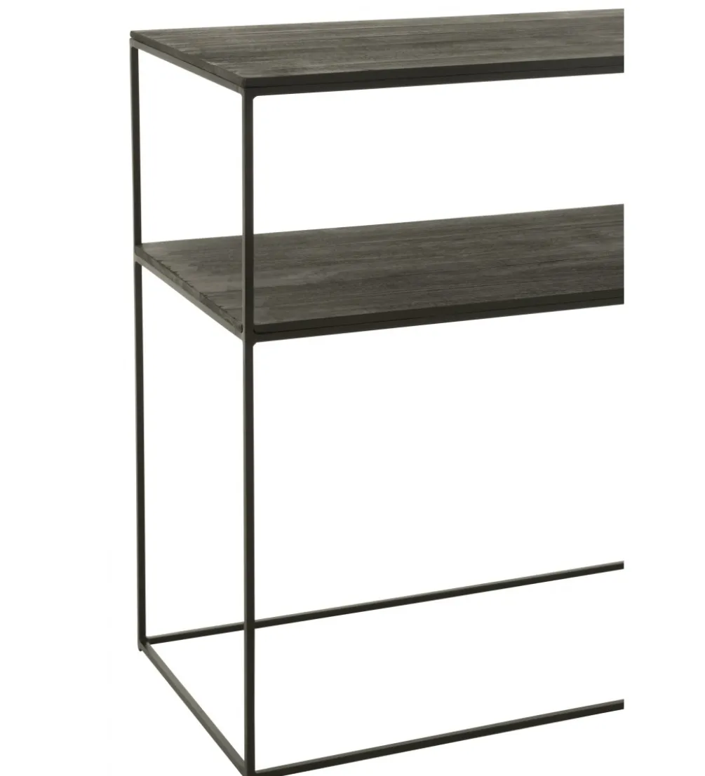 Konsola RECTANGLE 140 cm drewno czarne
