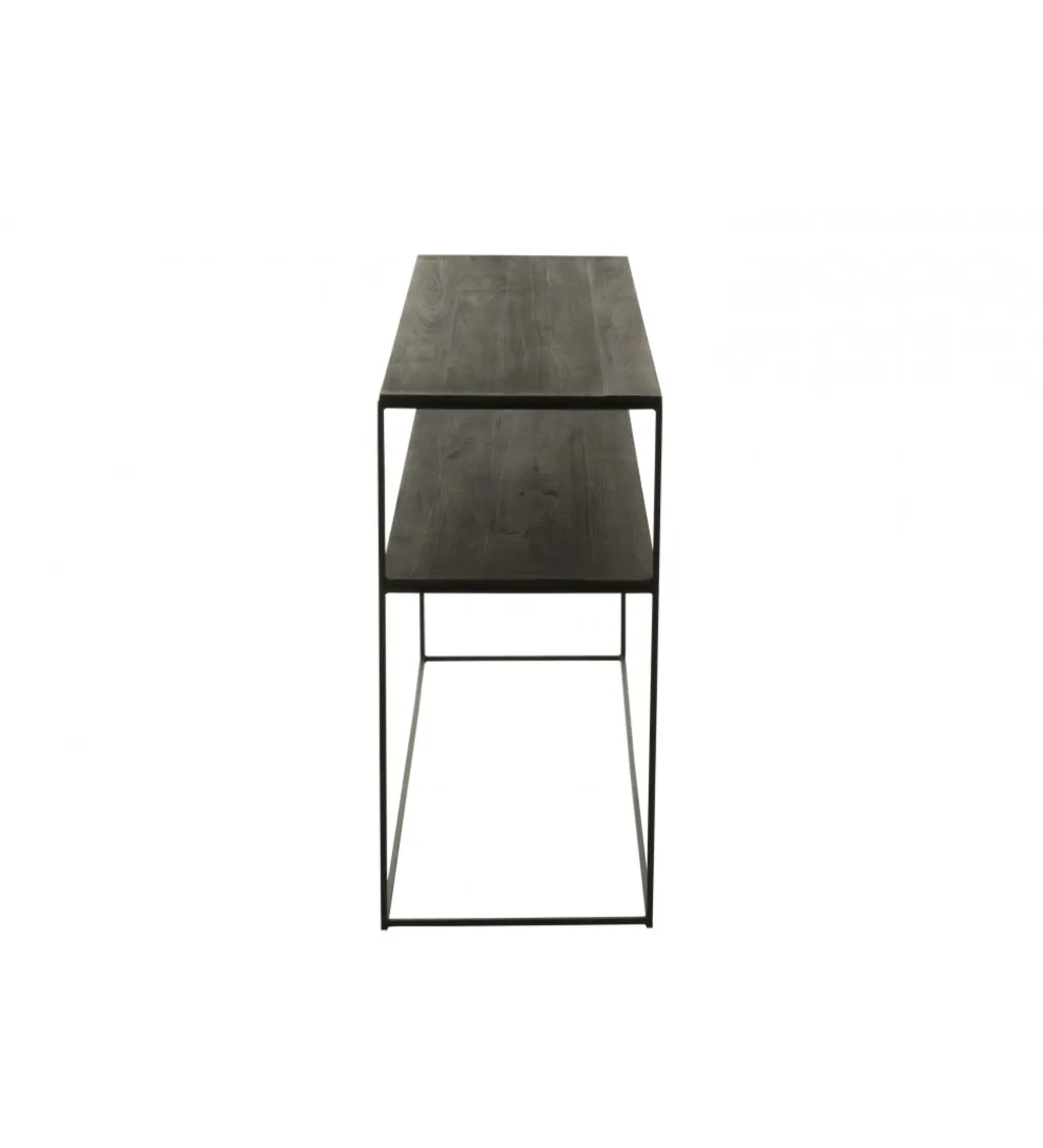 Konsola RECTANGLE 140 cm drewno czarne
