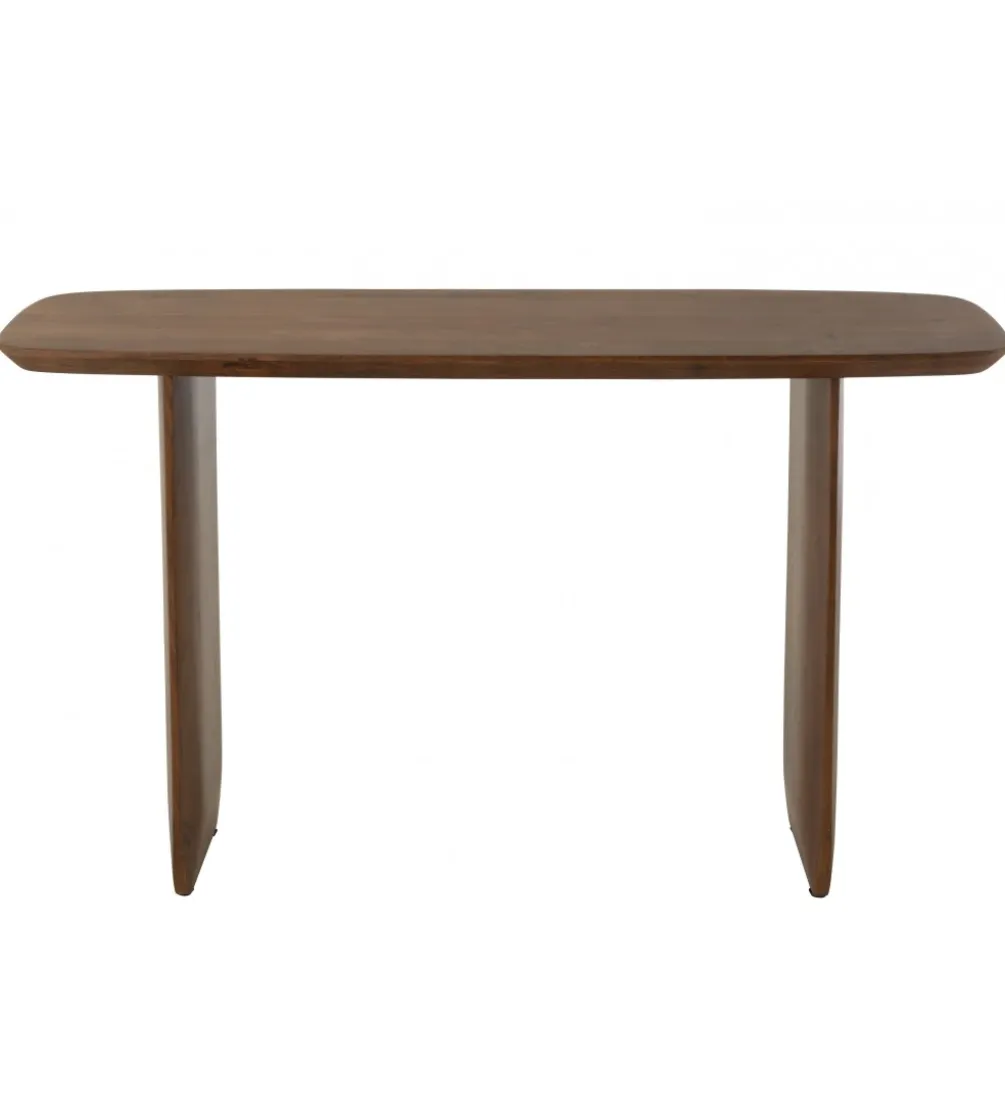 Konsola RETO 130 cm drewno akacja brązowa