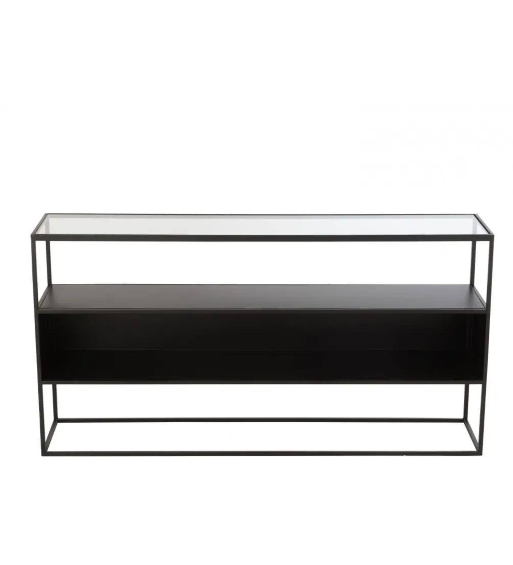 Konsola Square 140 cm czarna