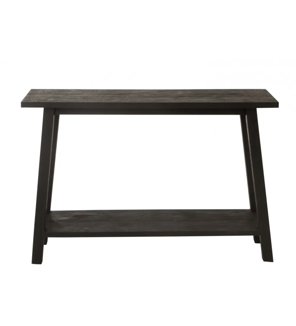 Konsola SQUARE 120 cm drewno mango czarne