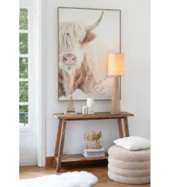 Konsola SQUARE 120 cm naturalne drewno