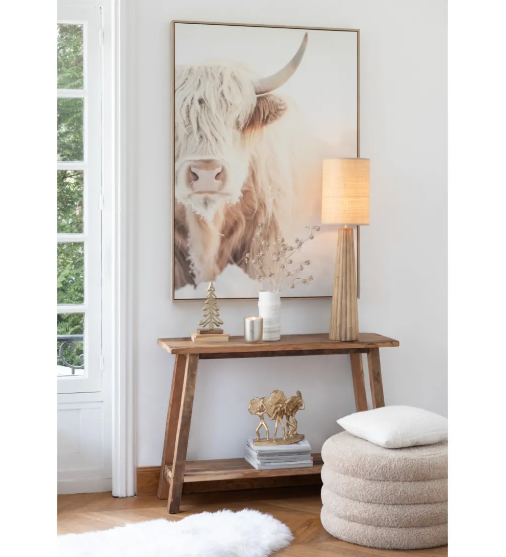 Konsola SQUARE 120 cm naturalne drewno