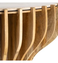 Konsola TEKALEMA 92 cm drewno mango