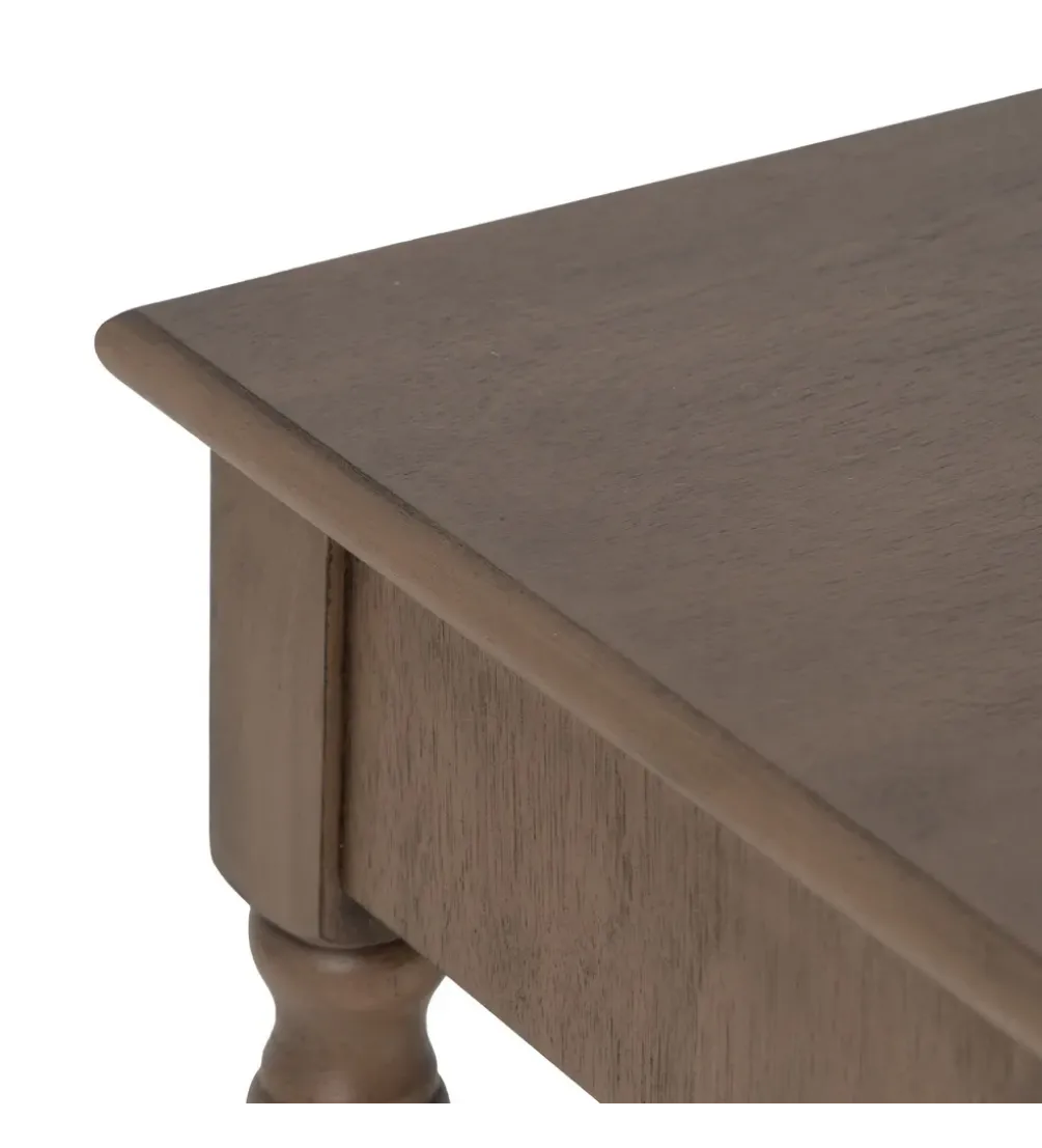 Konsola TEMPU 90 cm drewno sosna brązowy outlet