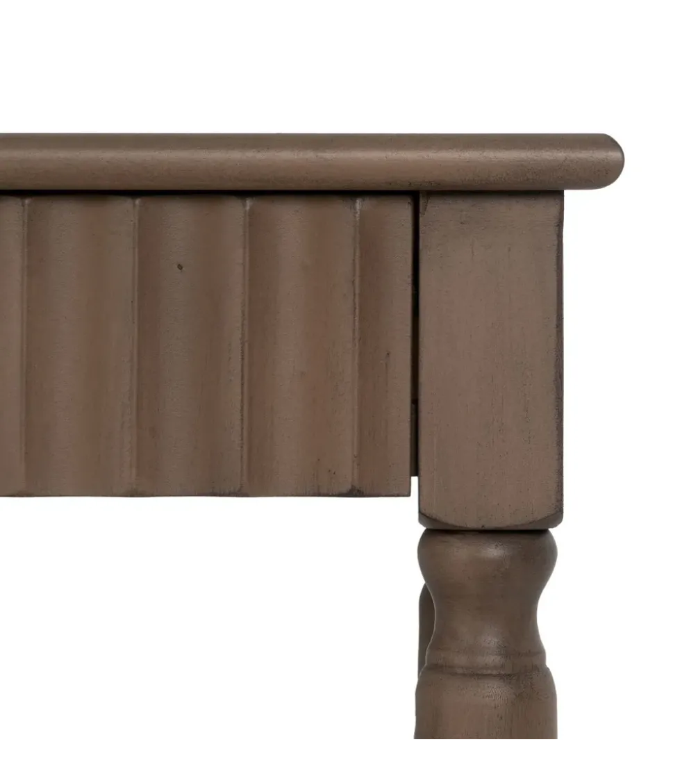 Konsola TEMPU 90 cm drewno sosna brązowy outlet