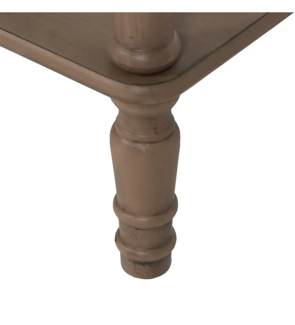 Konsola TEMPU 90 cm drewno sosna brązowy outlet