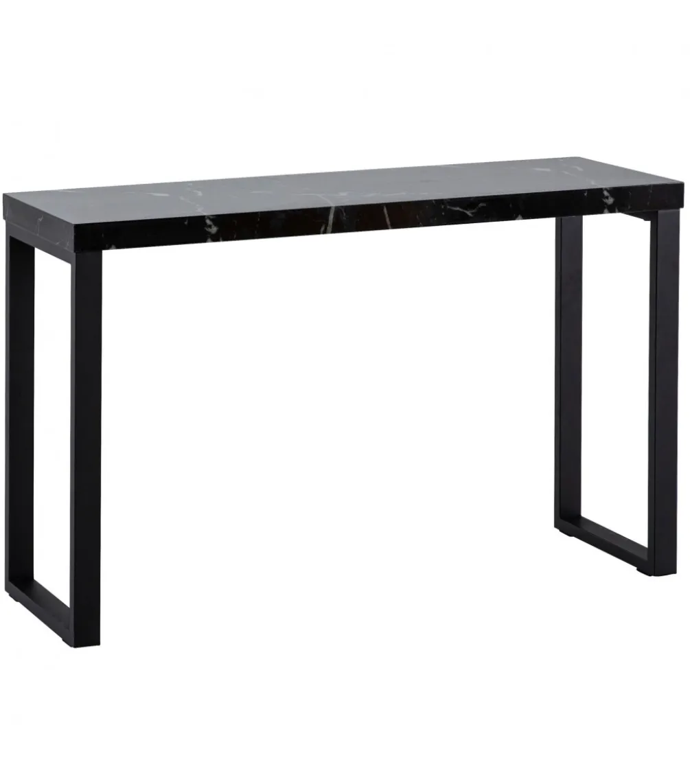 Konsola TOMLA 120 cm w optyce czarnego marmuru