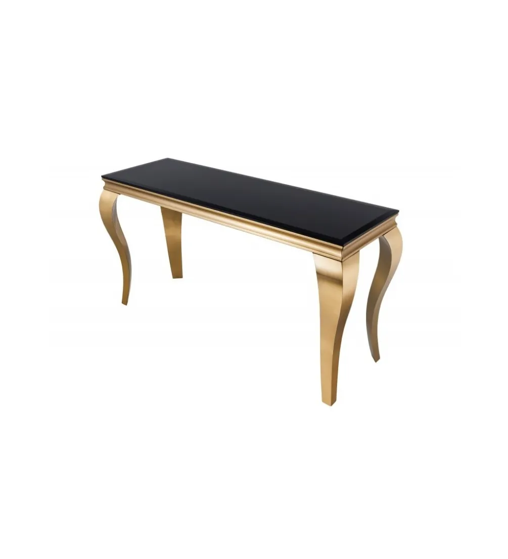 Konsola TRENTINO Modern Barock 140 cm czarna