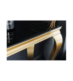 Konsola TRENTINO Modern Barock 140 cm czarna