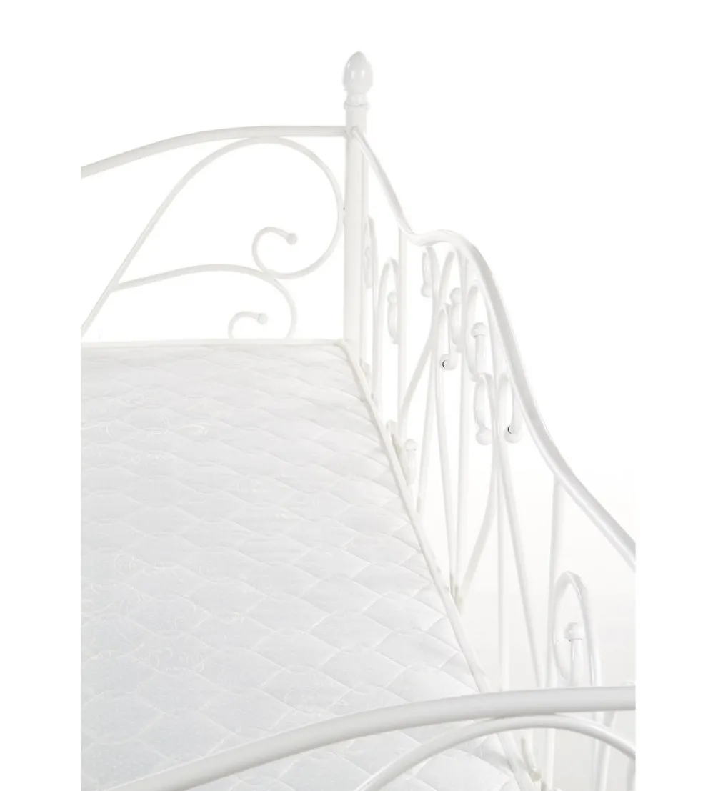Łóżko SUMATRA 90 cm x 200 cm białe