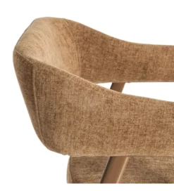 Krzesło AGATAM 81 cm brązowe