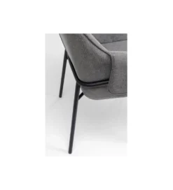 Krzesło BESS 83 cm bouclé szary