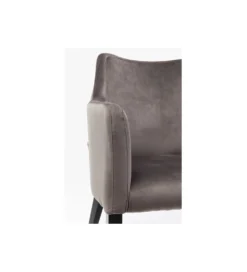 Krzesło BLACK MODE 87 cm welwet szary