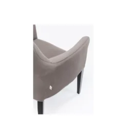 Krzesło BLACK MODE 87 cm welwet szary