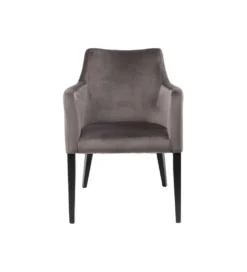 Krzesło BLACK MODE 87 cm welwet szary