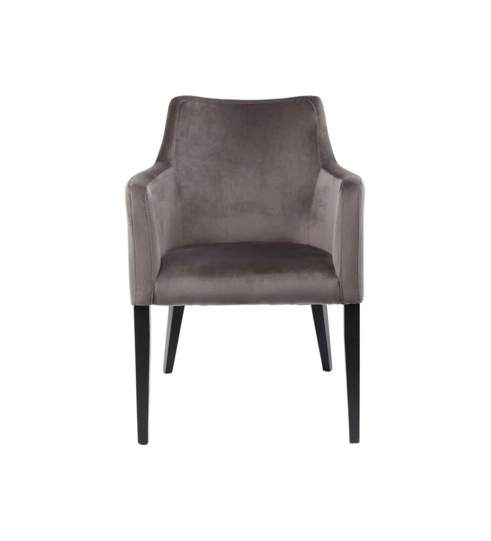 Krzesło BLACK MODE 87 cm welwet szary