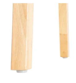 Krzesło BRAZOS 85 cm drewno kauczuk naturalne