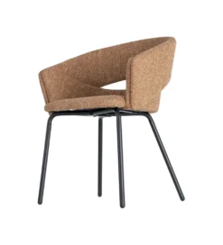Krzesło HANAREO 82 cm brązowe