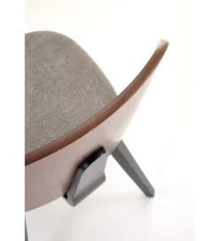 Krzesło K563 77 cm orzechowy popielaty czarny