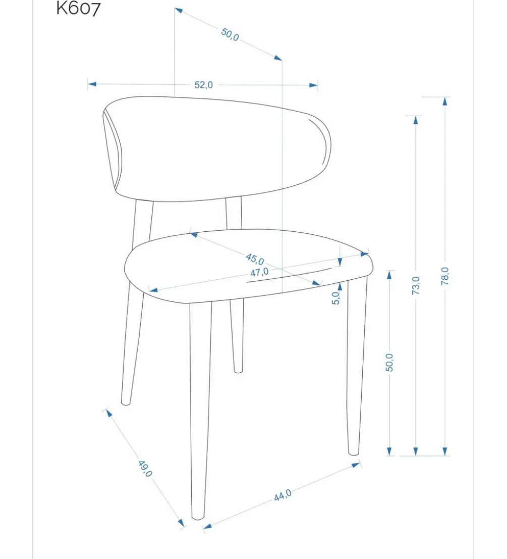 Krzesło K607CS 78 cm beżowe