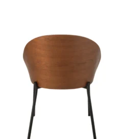 Krzesło LONEPLY 75 cm naturalne ciemno brązowe beżowe
