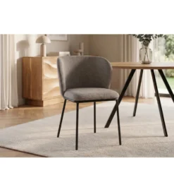 Krzesło LYON 75 cm szaro beżowe