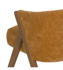 Krzesło MORTEZ 68 cm naturalne żółte