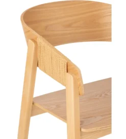 Krzesło NAGA 76,8 cm drewno jesion naturalne