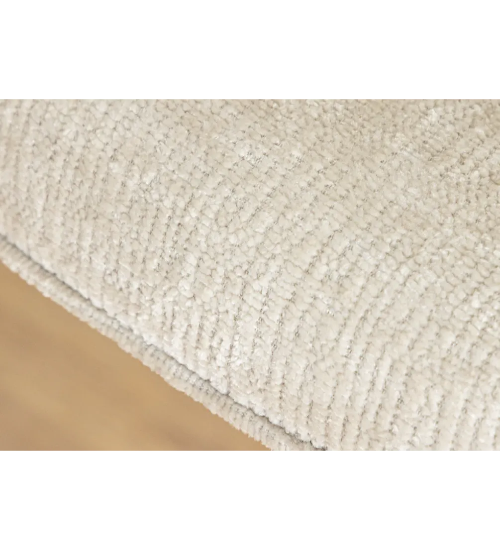 Krzesło obrotowe AVIGNON chenille beige czarne nogi