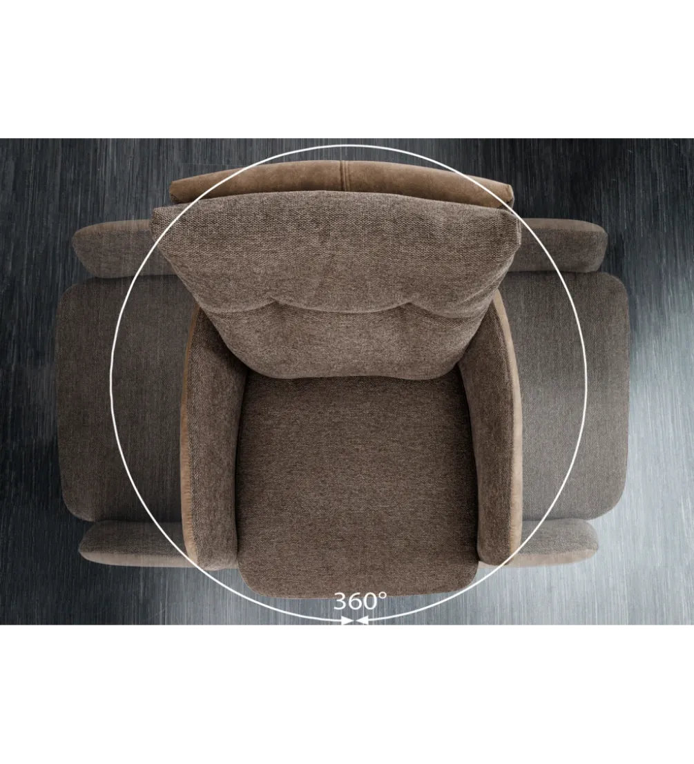 Krzesło obrotowe BIG GEORGE taupe