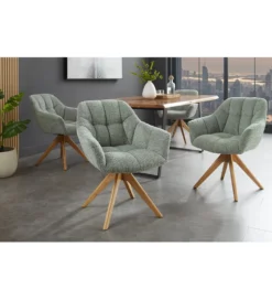 Krzesło obrotowe PAPILLON 83 cm 180 stopni zielone