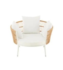 Krzesło ogrodowe JOALEN 79 cm rattan