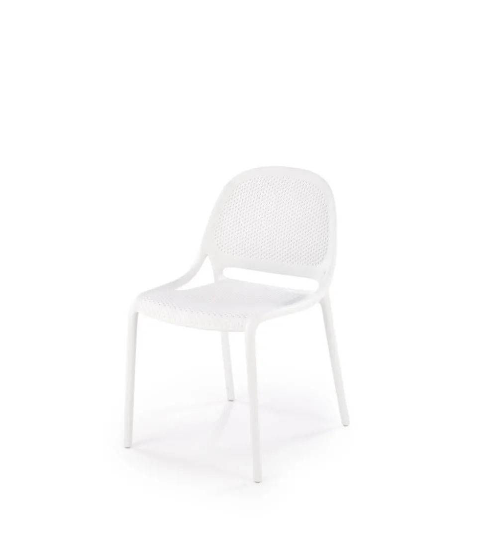 Krzesło ogrodowe K532 80 cm białe
