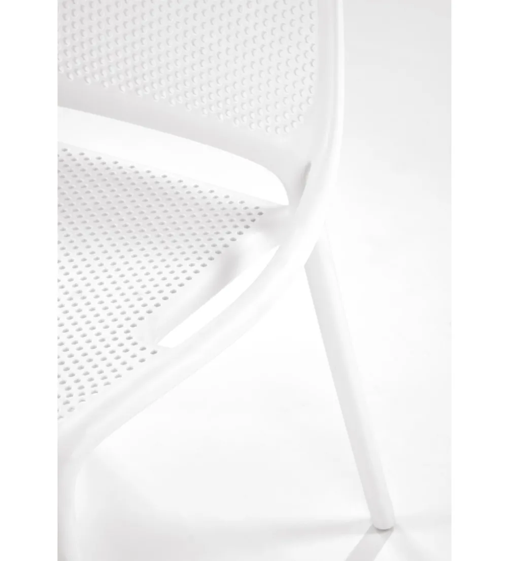 Krzesło ogrodowe K532 80 cm białe