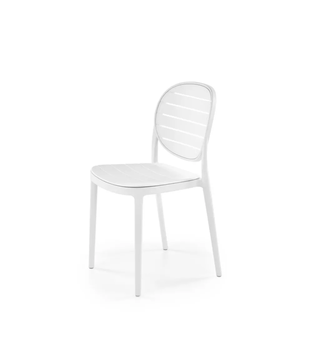 Krzesło ogrodowe K529 83 cm biały