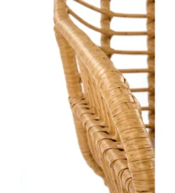 Krzesło ogrodowe K541 77 cm naturalne czarne