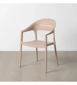Krzesło ogrodowe LUCEROS 83 cm beżowe