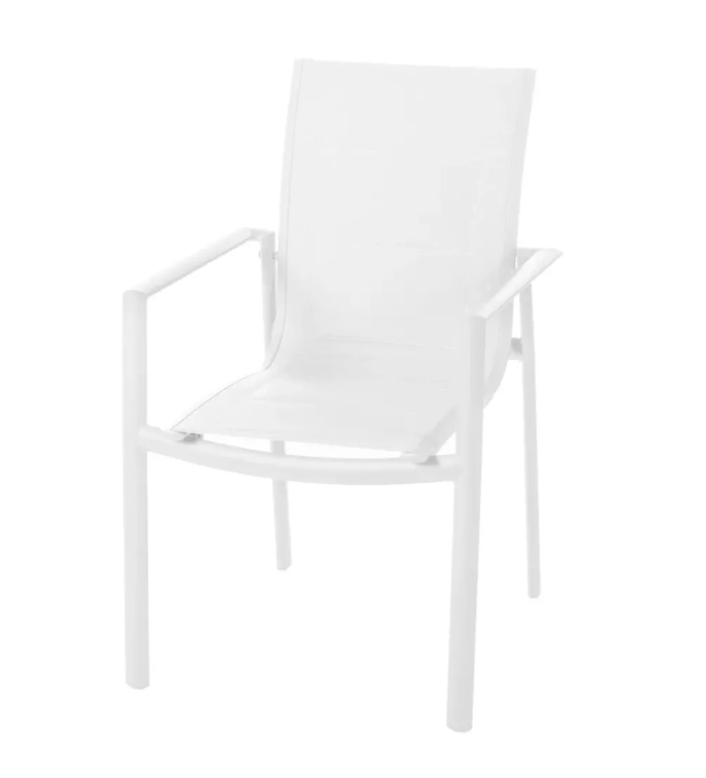 Krzesło ogrodowe STELLA 90 cm białe