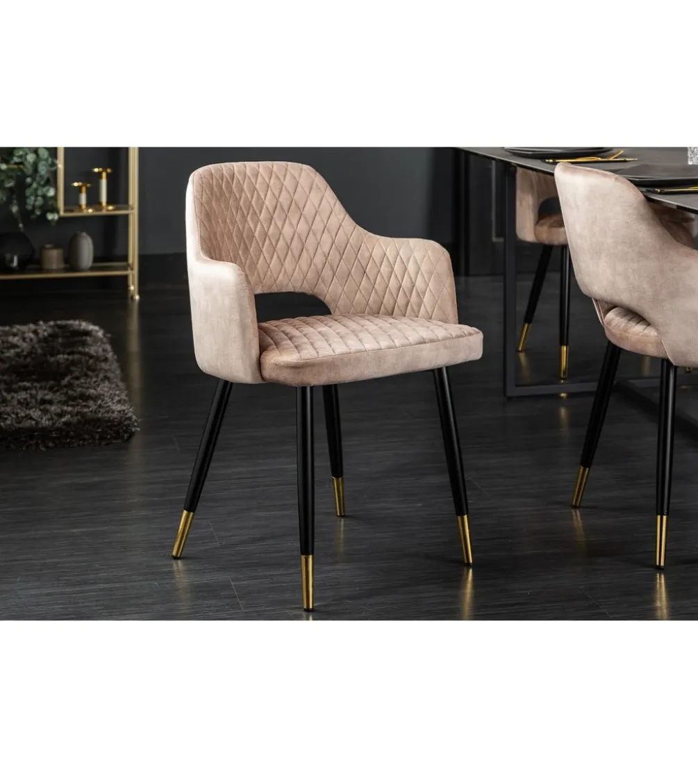 Krzesło Paris Velvet Greige