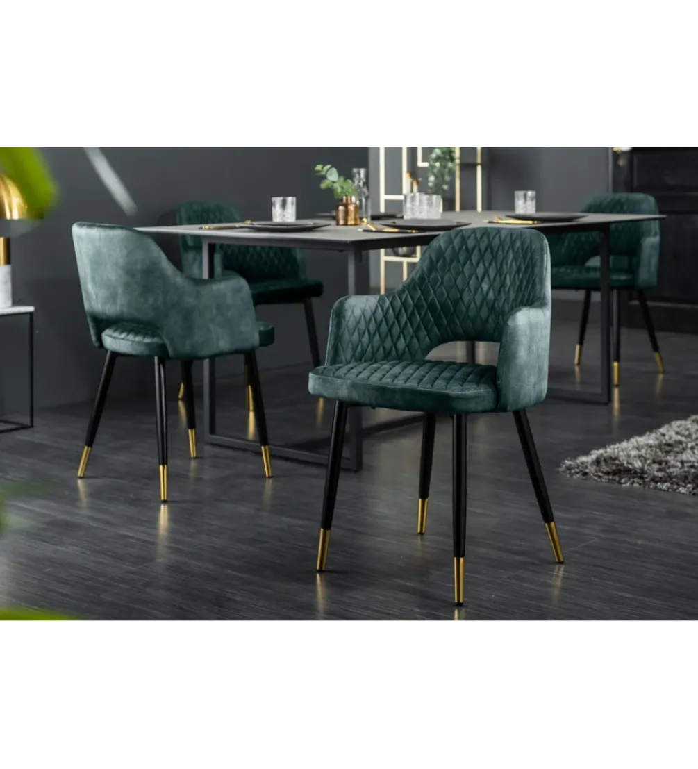 Krzesło Paris Velvet petrol