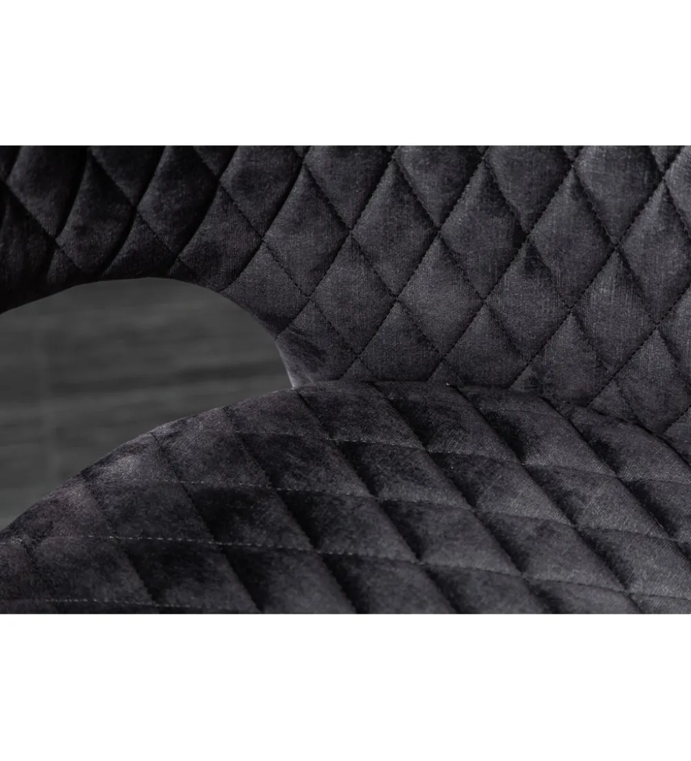 Krzesło Paris Velvet Szare