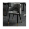 Krzesło Paris Velvet szaro zielone