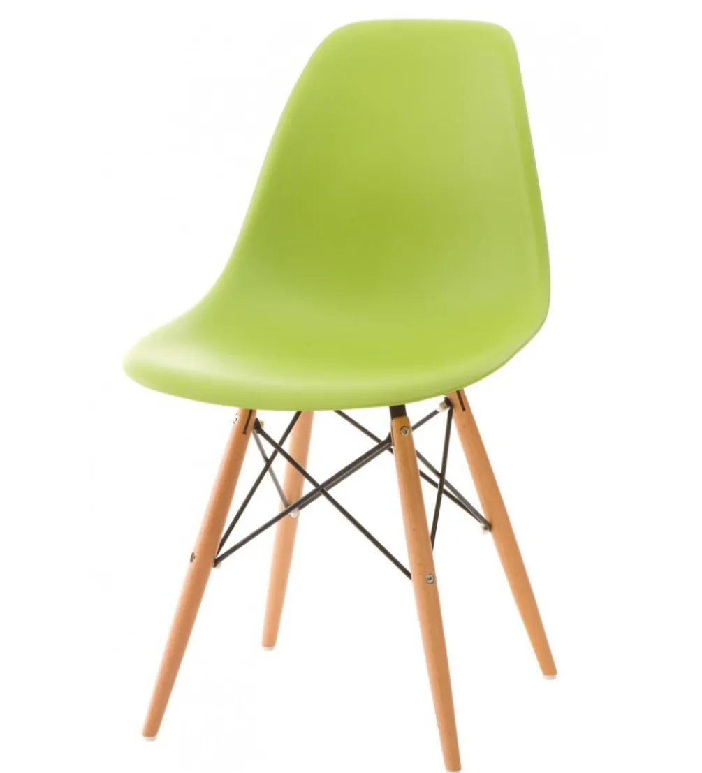 Krzesło P016W PP Inspirowane DSW Zielone