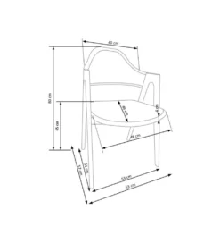 Krzesło Sardo białe