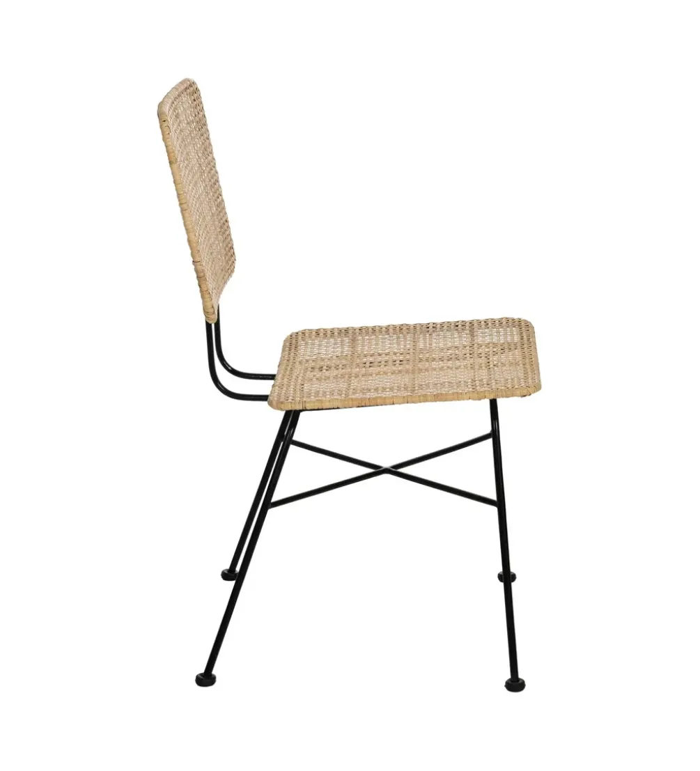 Krzesło SPRDENO 84 cm naturalne