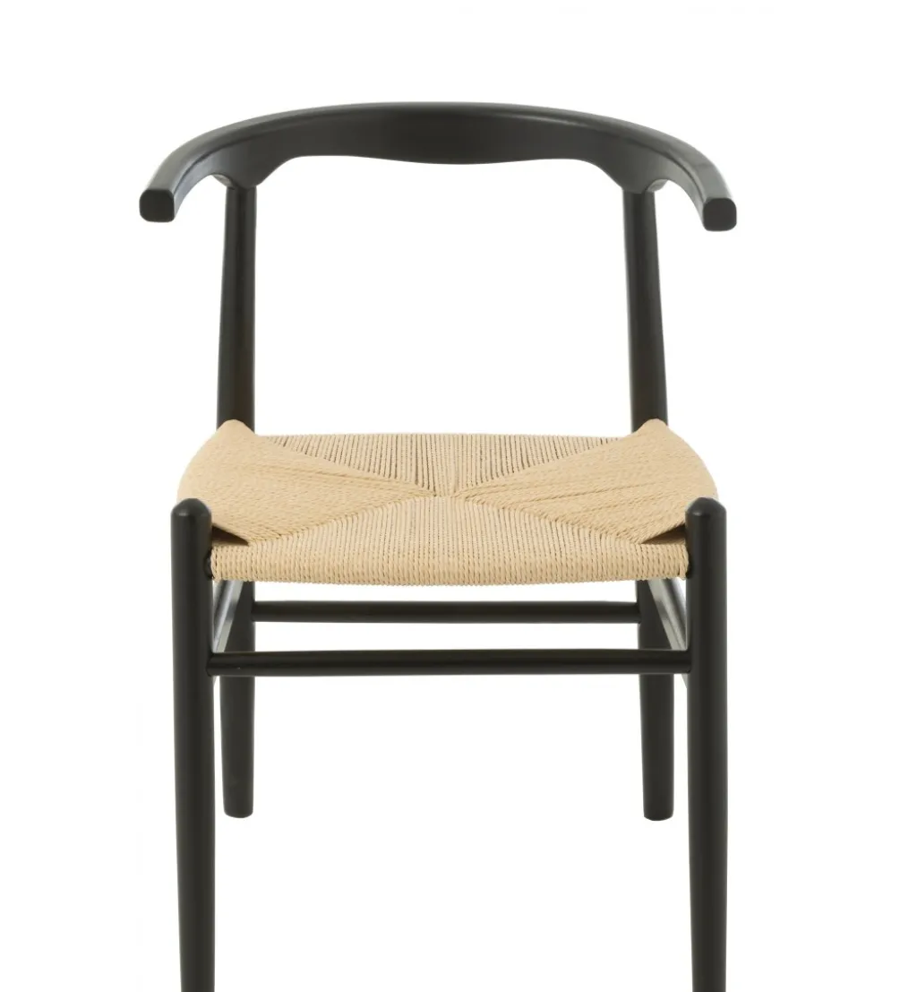 Krzesło TOON 76 cm drewno bukowe czarne