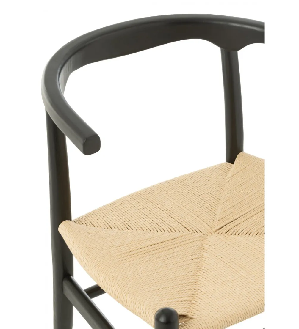 Krzesło TOON 76 cm drewno bukowe czarne