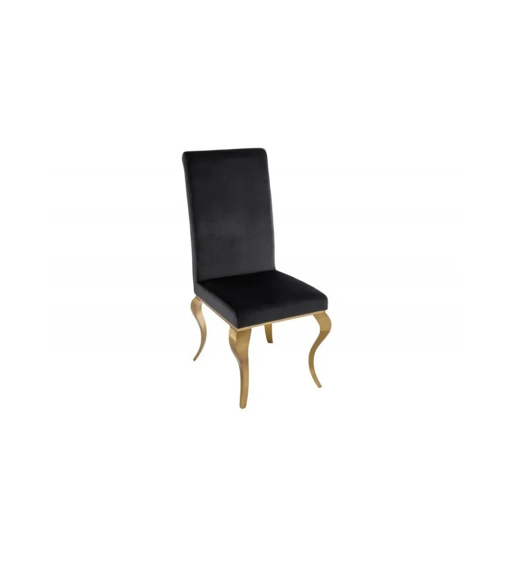 Krzesło TRENTINO Modern Barock czarne