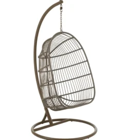 Krzesło wiszące EGGA 200 cm brązowe